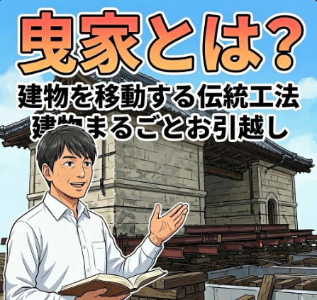 曳家とは　建物移動